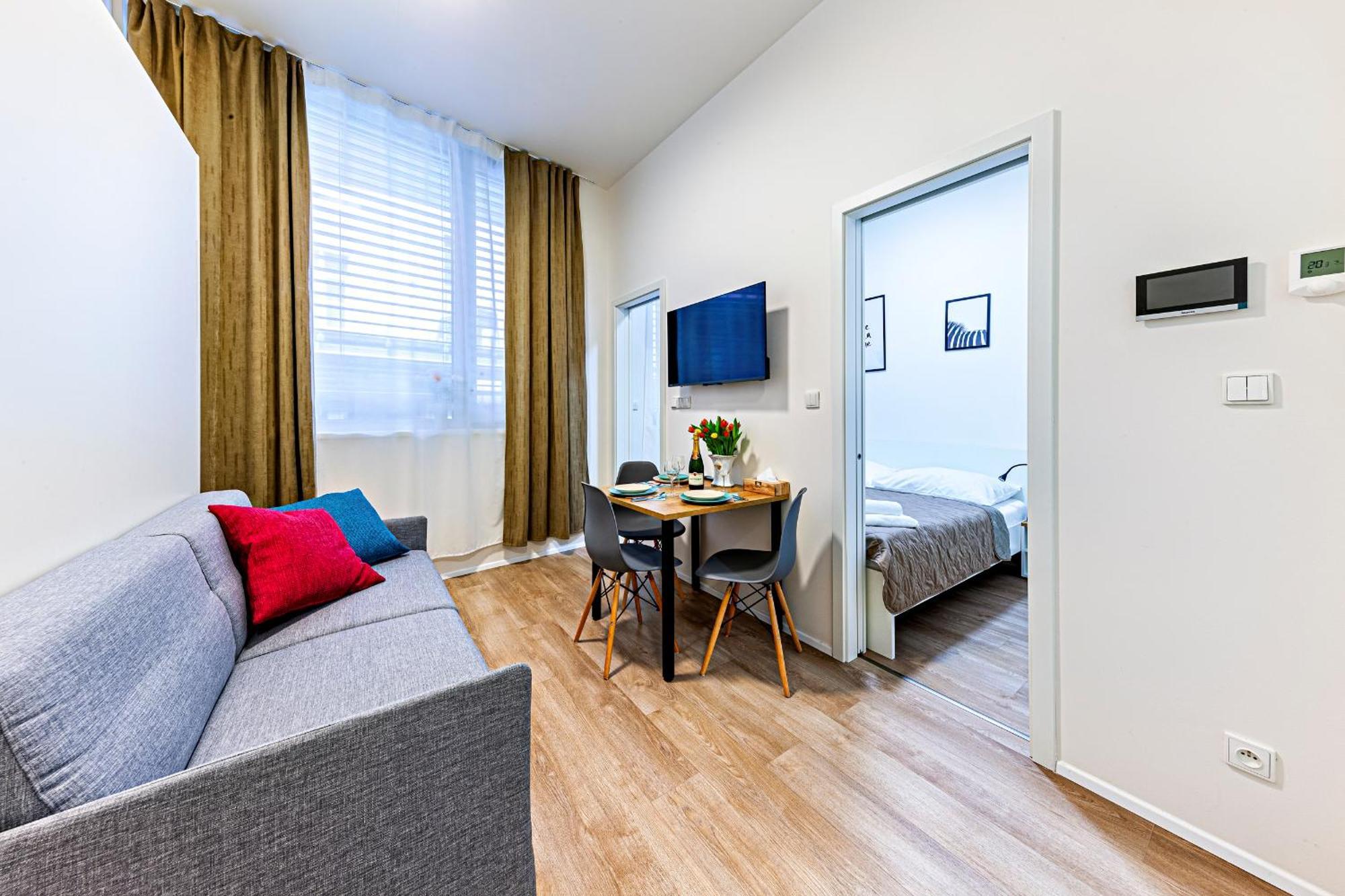 Kora Apartments Andel Praag Buitenkant foto